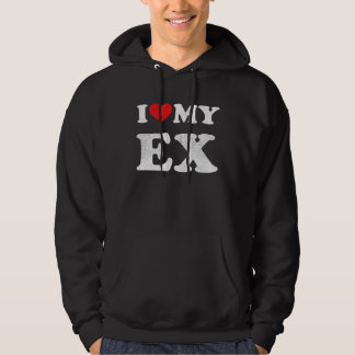 I Red Heart My Ex Wife Husband Outfit I Love My Ex Hoodie