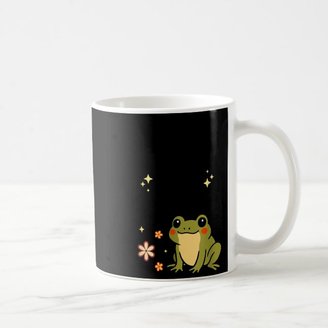 I Refuse To Lose My Whimsy – Cute Frog Quote Funny Kaffemugg (Höger)