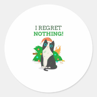 I REGRET NOTHING RUNT KLISTERMÄRKE
