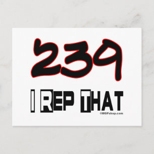 I Rep. att 239-områdeskod Vykort