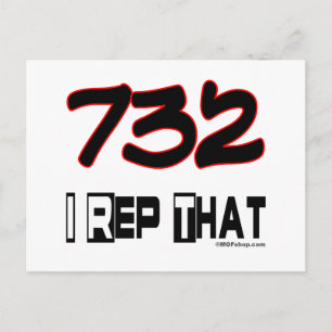 I Rep. att 732-områdeskod Vykort