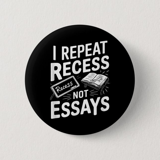 I Repeat Recess Recess Not Essays  Knapp (Framsida)