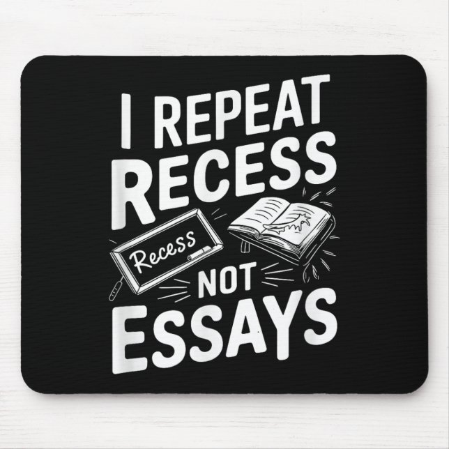 I Repeat Recess Recess Not Essays  Musmatta (Framsidan)