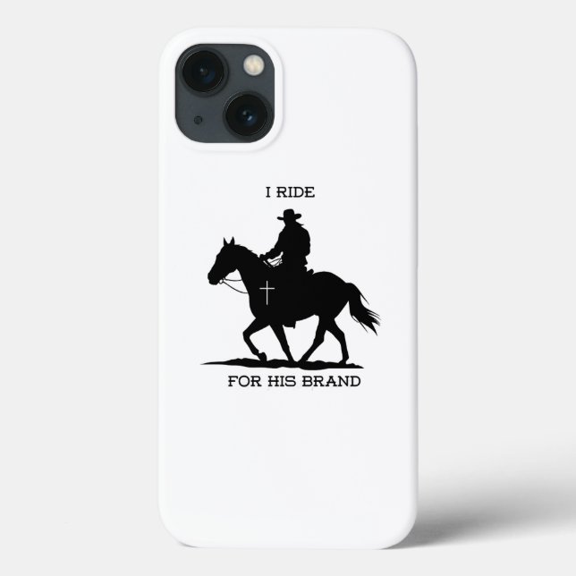 I Ride iPhone-fodral (Baksida)