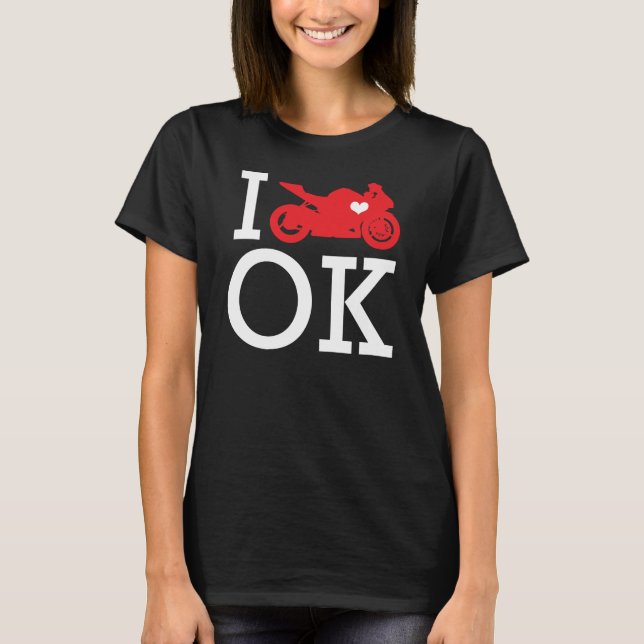 I Ride Oklahoma T-shirt (Framsida)