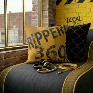 I-Ripper – Black & Gold Series Dubbelsidig Kudde
