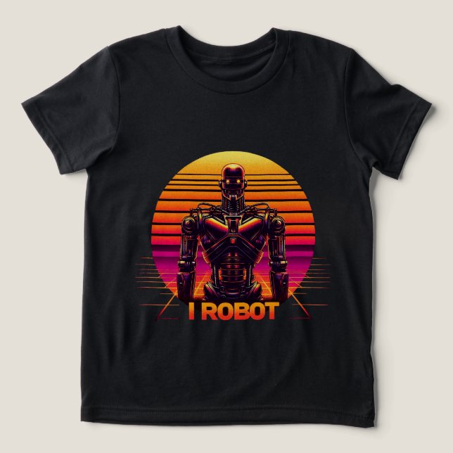 I ROBOT T SHIRT (Design Framsida)