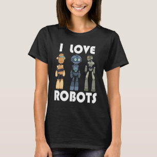 I robotar i kärlek t shirt