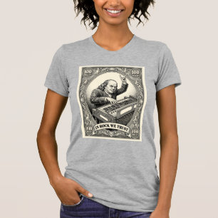 I Rock Vi Litar 100 Stenar Franklin Keyboardspecia T Shirt