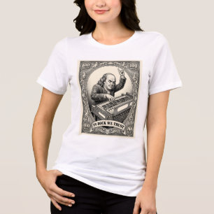 I Rock Vi Litar 100 Stenar Franklin Keyboardspecia T Shirt