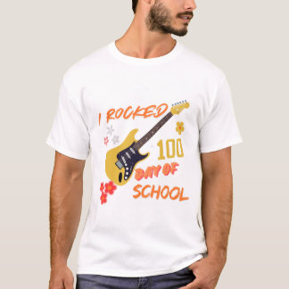 I rocked 100 days of school tee, school time shirt t