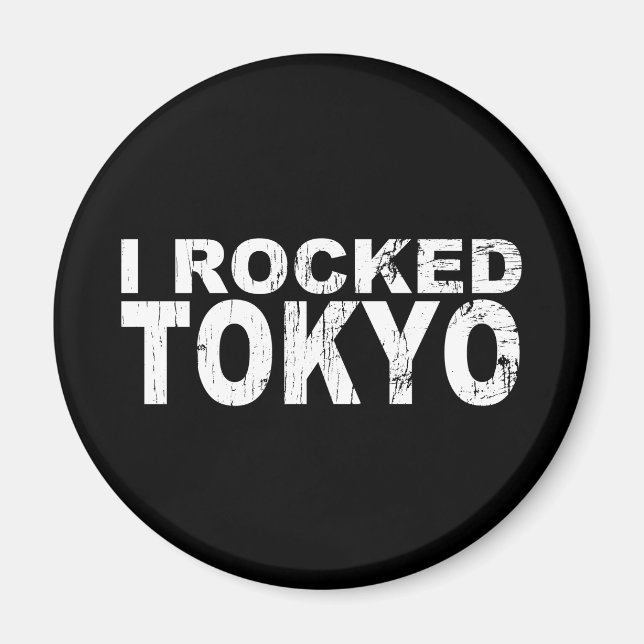 I Rocked Tokyo Bk Magnet (Framsidan)