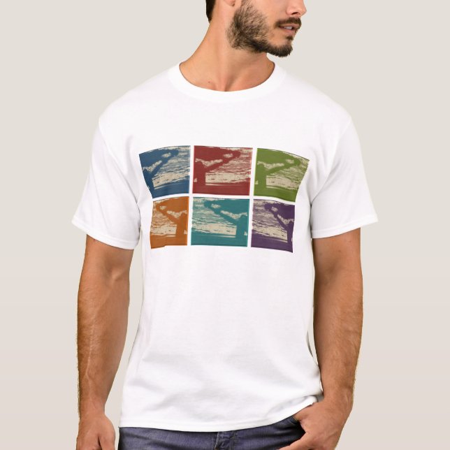 I roddfärg t-shirt (Framsida)