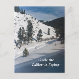 I Rode the California Zephyr Vykort