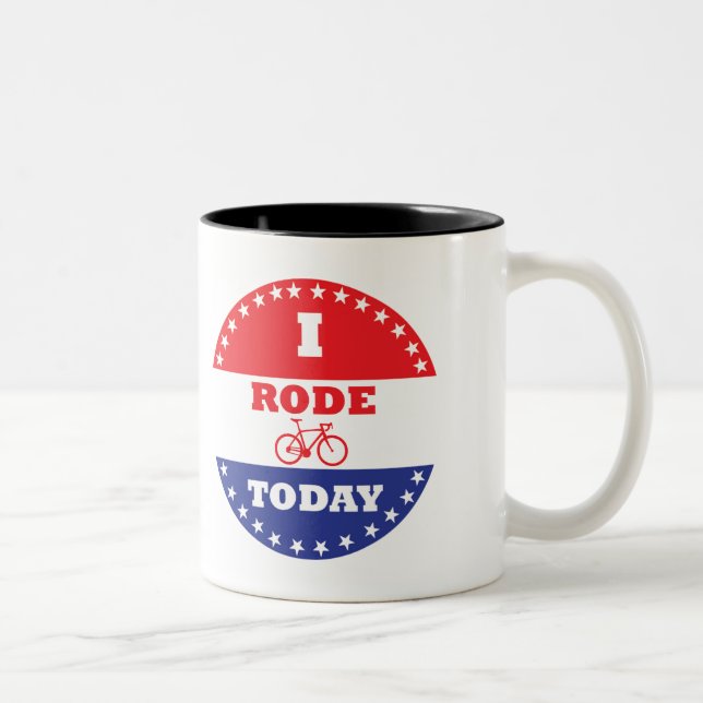 I Rode Today Två-Tonad Mugg (Höger)