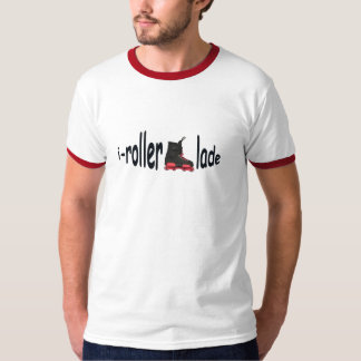 i-rollerblade manar T-tröja 100% för bomull T-shirt