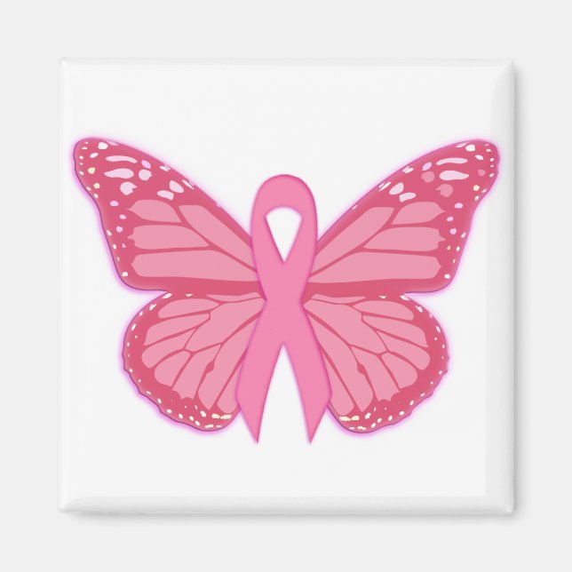 I Rosa Butterfly Magnet (Framsidan)