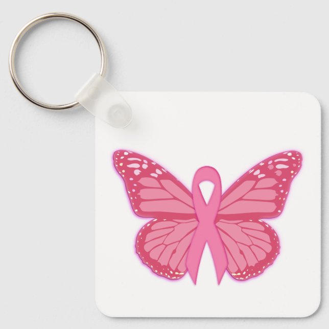 I Rosa Butterfly Nyckelring (Framsida)