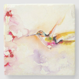 "I Rosa" Hummingbird Stenunderlägg