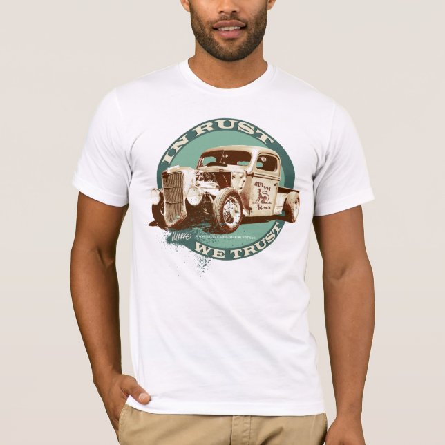 I rosta oss litar på t shirt (Framsida)