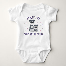 I Ruff My Maman Bozorg - Cute Puppy Hundar T Shirt