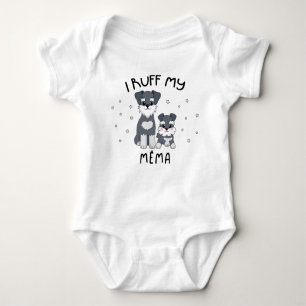 I Ruff My Mëma - Cute Puppy Hund T Shirt