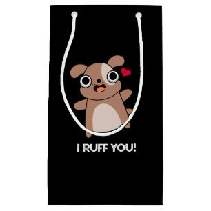 I Ruff You Rolig hund Pun Mörk BG