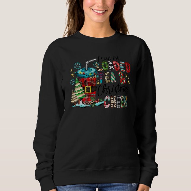 I Run On Loaded Tea And Christmas Cheer Merry Load T Shirt (Framsida)
