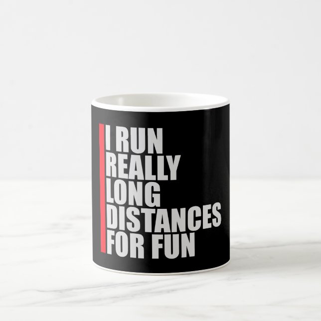 I Run Really Long Distances For Fun Marathon Sport Kaffemugg (Center)