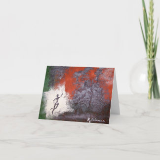 I rutten tomma Notecard Kort