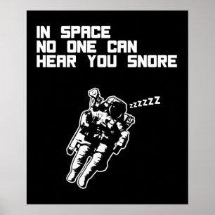 I rymden kan ingen höra dig snara (mörk) poster