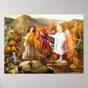 I Sagoland John Anster Fitzgerald Poster