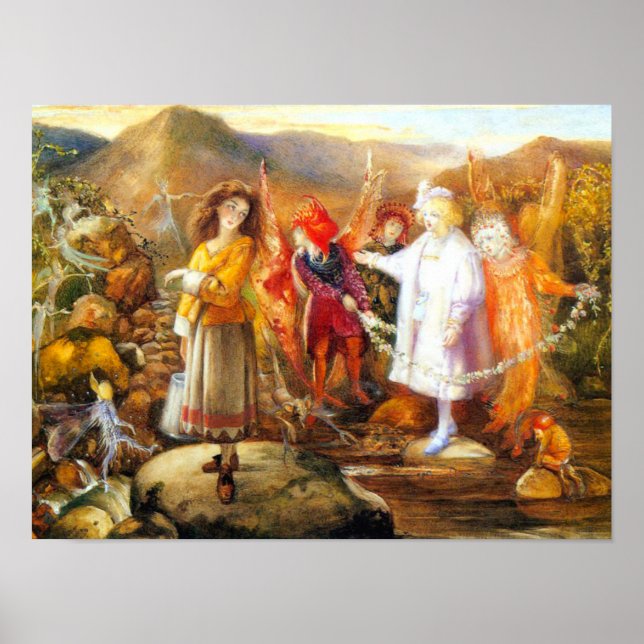 I Sagoland John Anster Fitzgerald Poster (Framsidan)