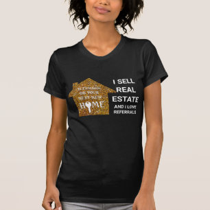 I Sälj realtor i Real Gods Kärlek T Shirt