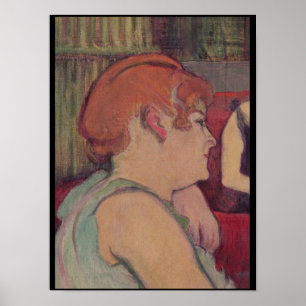 I Salon vid Rue des Moulins Poster