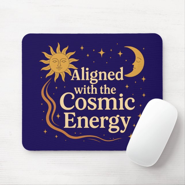 I samklang med den kosmiska energin Boho Celestial Musmatta (Med mus)