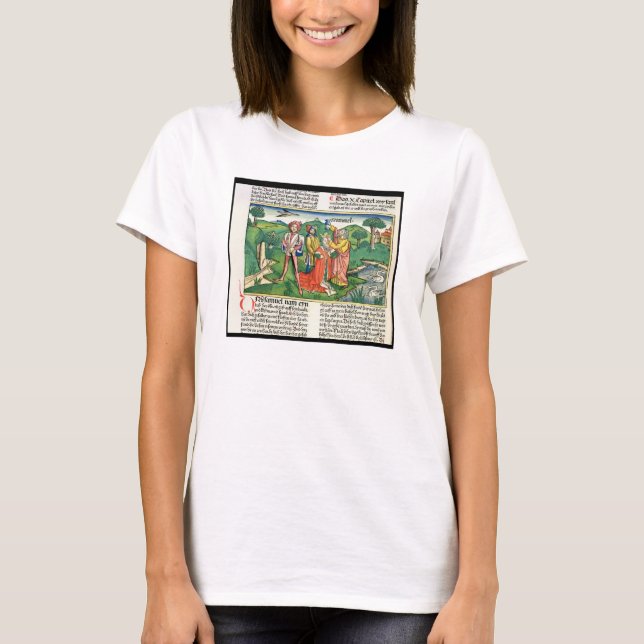 I Samuel 10 Koronation och anteckning av Saul. T-shirt (Framsida)