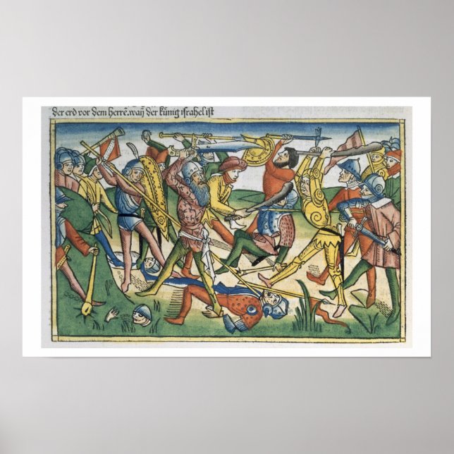 I Samuel 28 1-2 The Philistines krig mot Israel Poster (Framsidan)