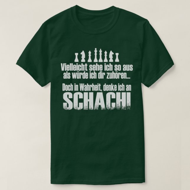 I sanning är en schack t shirt (Design framsida)