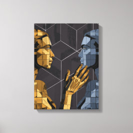 I Saw Myself II B – Self Recognition Art Canvastryck