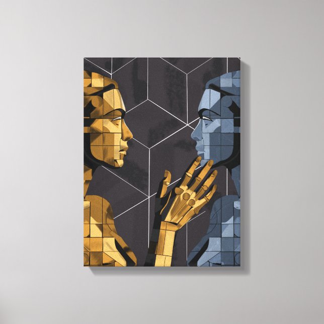 I Saw Myself II B – Self Recognition Art Canvastryck (Framsida)