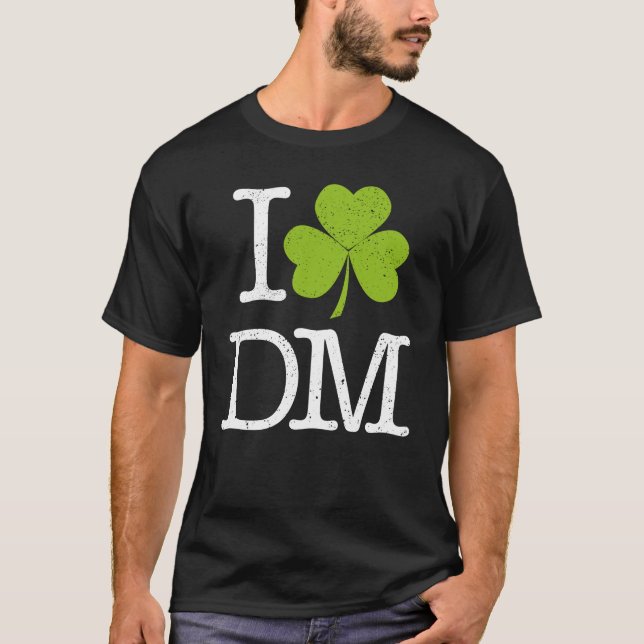 I schamprock depeche mode (i kärlek DM) T Shirt (Framsida)