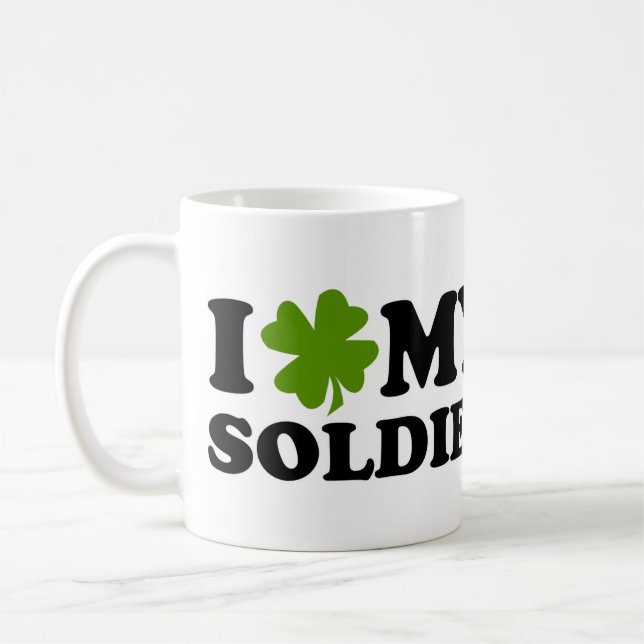 I (schamprock) Min soldat Kaffemugg (Vänster)