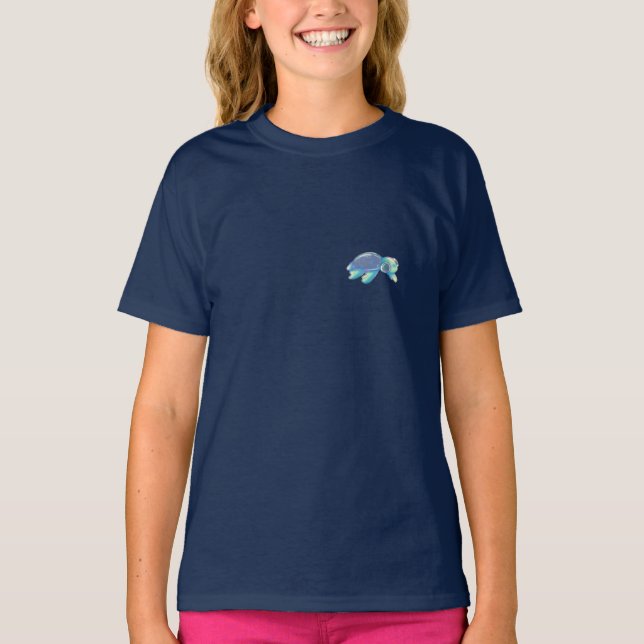 "I sea you" Turtle T-Shirt (Framsida)