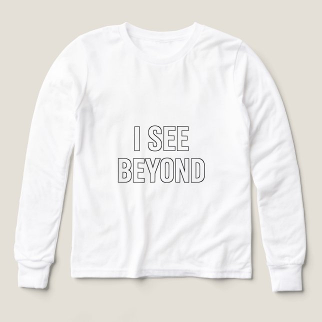I SEE BEYOND — Spiritual Awakened Third Eye Energy T Shirt (Design framsida)