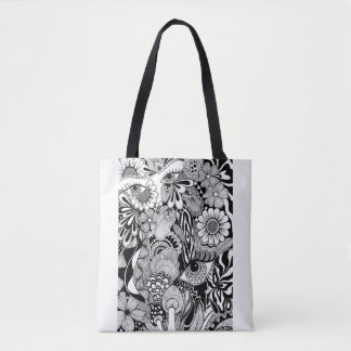 I See It Differently – Monochrome Hand-Drawn Art Tygkasse