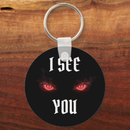 I See You – Dark Demon Eyes Gothic Nyckelring
