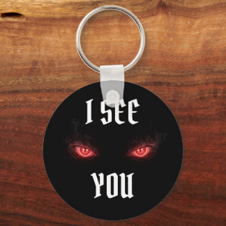 I See You – Dark Demon Eyes Gothic Nyckelring