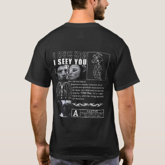 I See You" Soul Connection Art - Minimalist Black  T Shirt