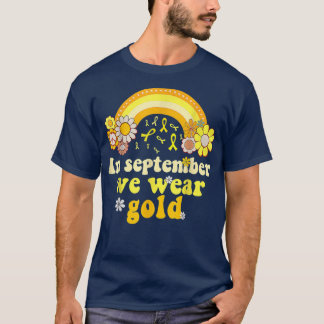 I september 2010 Bära Guld Retro Childnature Cance T Shirt